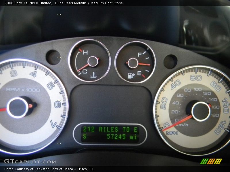 Dune Pearl Metallic / Medium Light Stone 2008 Ford Taurus X Limited