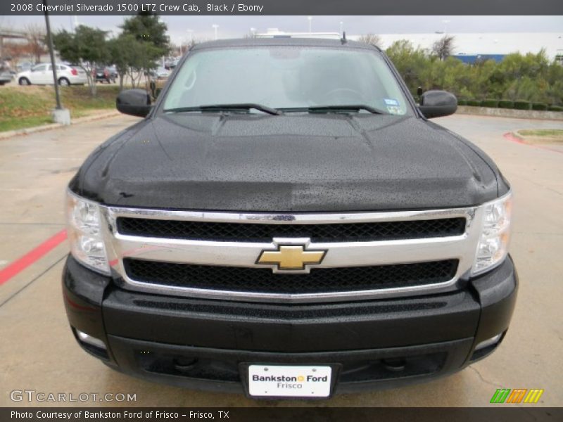 Black / Ebony 2008 Chevrolet Silverado 1500 LTZ Crew Cab