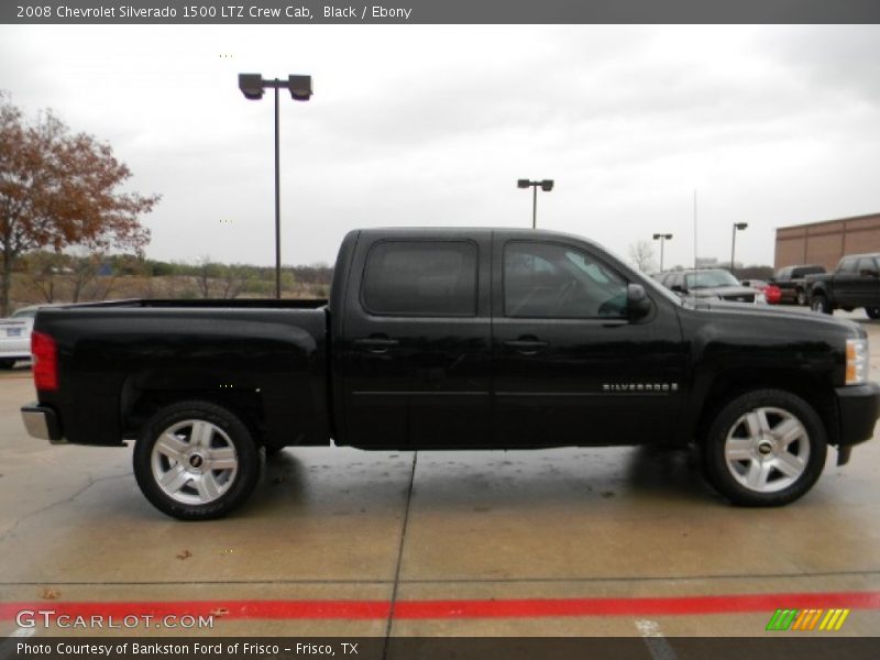Black / Ebony 2008 Chevrolet Silverado 1500 LTZ Crew Cab