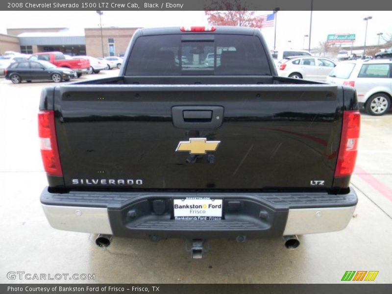 Black / Ebony 2008 Chevrolet Silverado 1500 LTZ Crew Cab