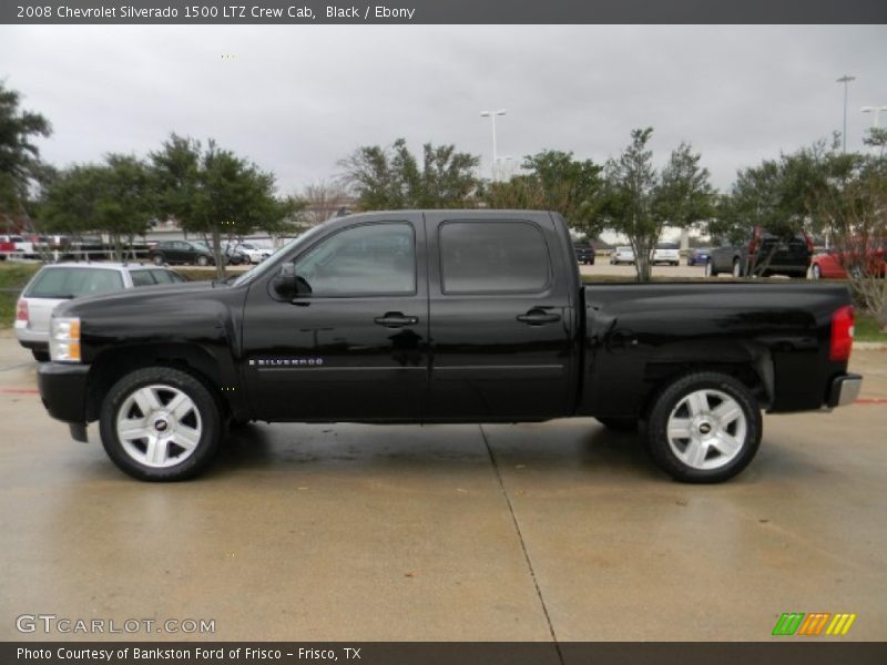 Black / Ebony 2008 Chevrolet Silverado 1500 LTZ Crew Cab