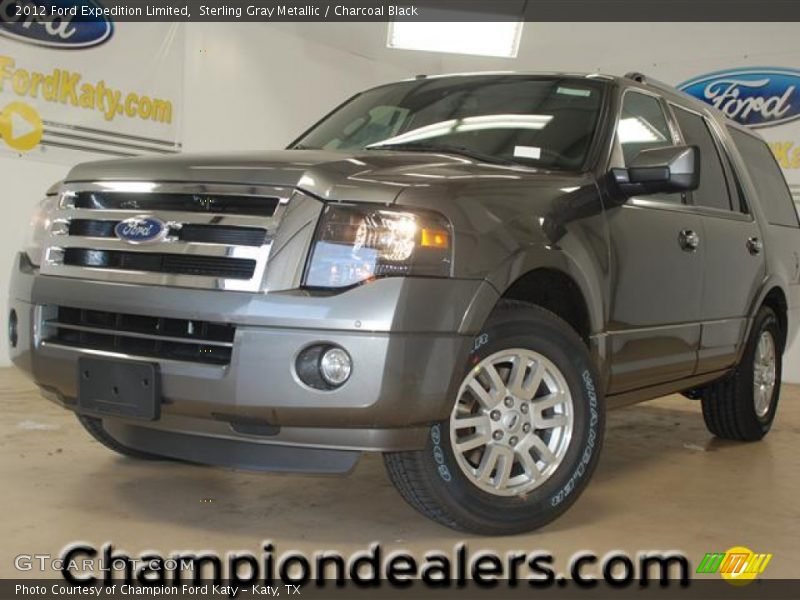 Sterling Gray Metallic / Charcoal Black 2012 Ford Expedition Limited