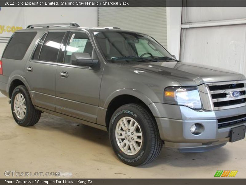 Sterling Gray Metallic / Charcoal Black 2012 Ford Expedition Limited