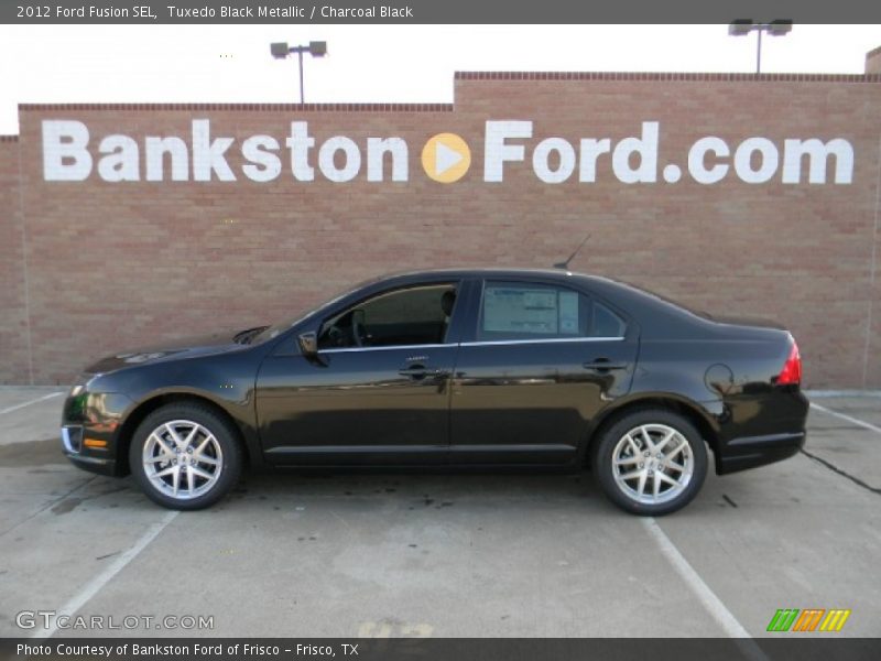 Tuxedo Black Metallic / Charcoal Black 2012 Ford Fusion SEL
