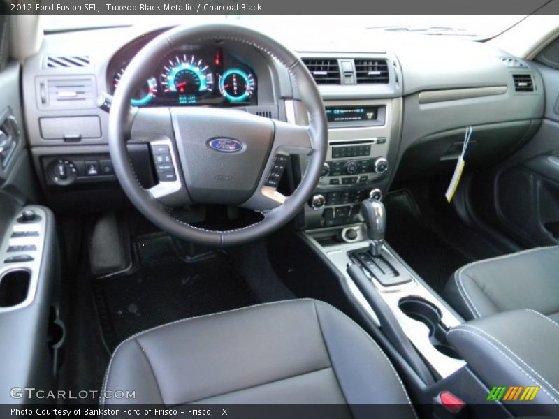 Tuxedo Black Metallic / Charcoal Black 2012 Ford Fusion SEL