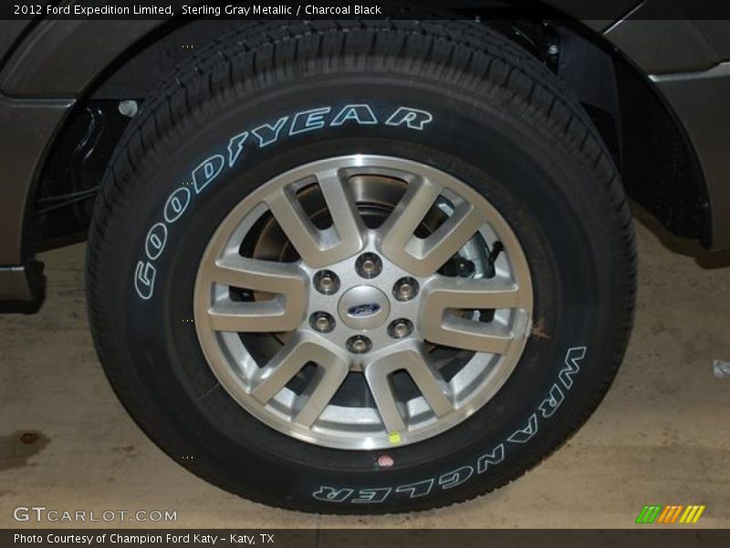 Sterling Gray Metallic / Charcoal Black 2012 Ford Expedition Limited