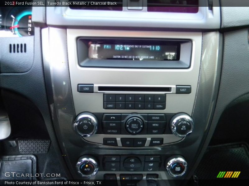 Tuxedo Black Metallic / Charcoal Black 2012 Ford Fusion SEL