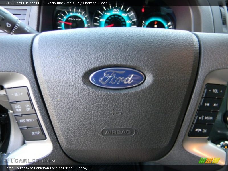 Tuxedo Black Metallic / Charcoal Black 2012 Ford Fusion SEL