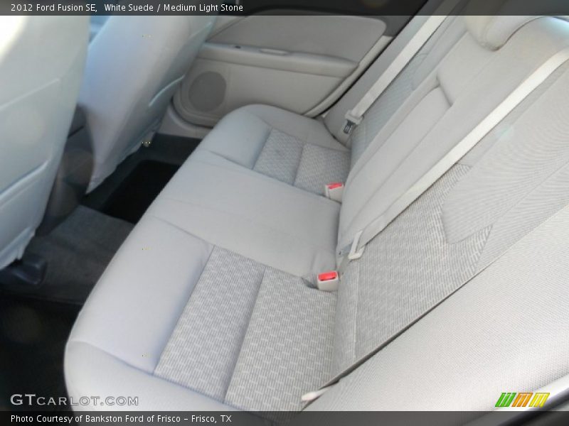 White Suede / Medium Light Stone 2012 Ford Fusion SE