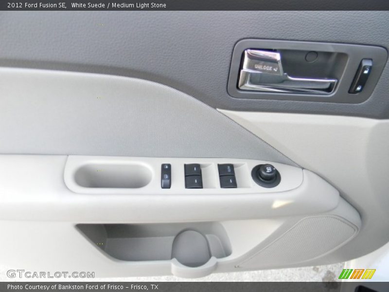 White Suede / Medium Light Stone 2012 Ford Fusion SE