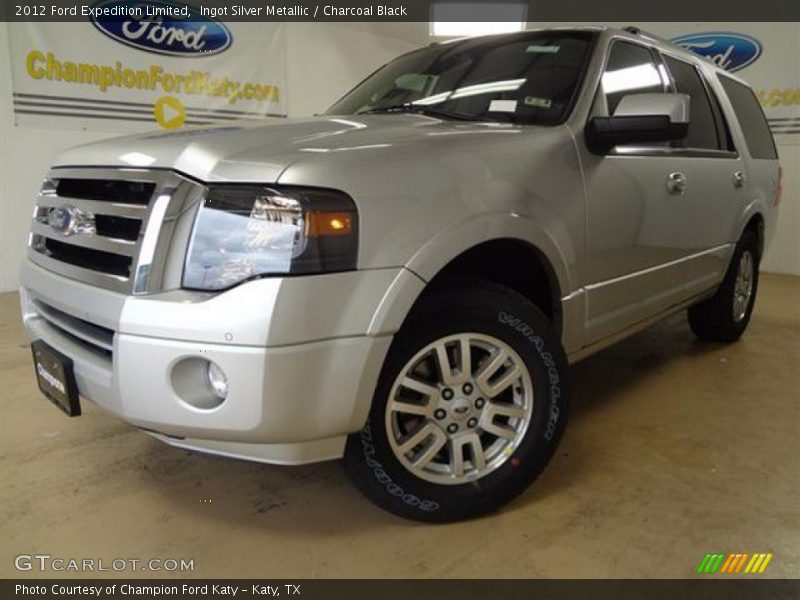 Ingot Silver Metallic / Charcoal Black 2012 Ford Expedition Limited