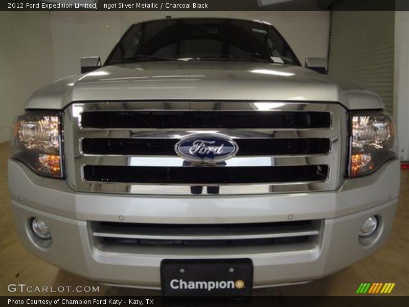 Ingot Silver Metallic / Charcoal Black 2012 Ford Expedition Limited
