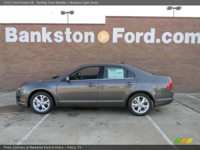 Sterling Grey Metallic / Medium Light Stone 2012 Ford Fusion SE