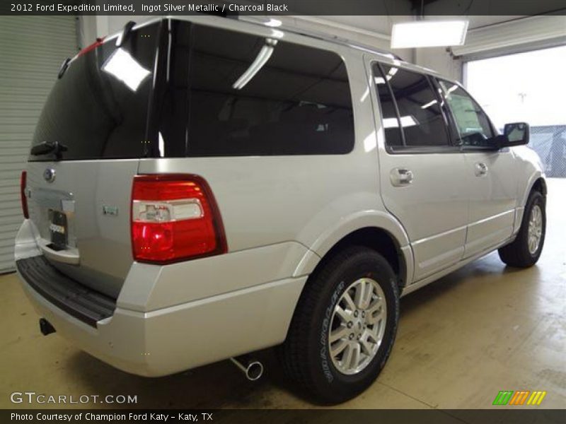 Ingot Silver Metallic / Charcoal Black 2012 Ford Expedition Limited
