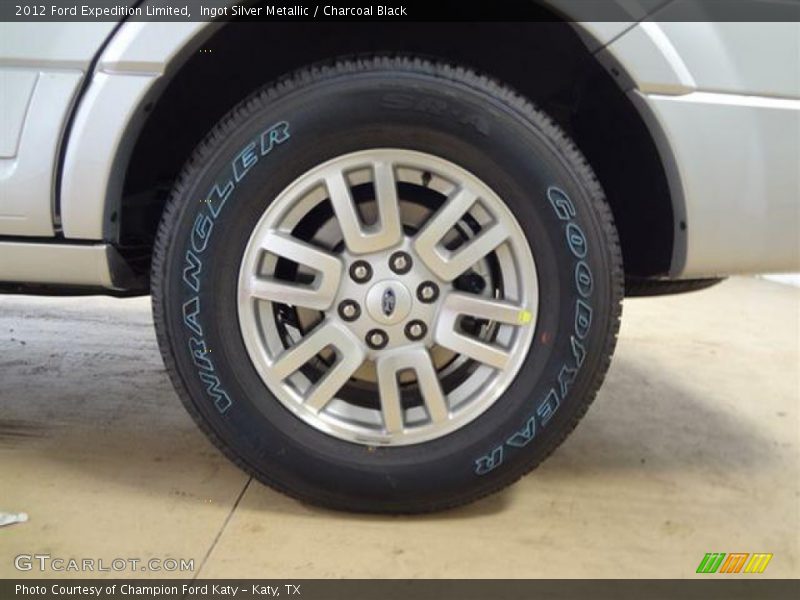 Ingot Silver Metallic / Charcoal Black 2012 Ford Expedition Limited