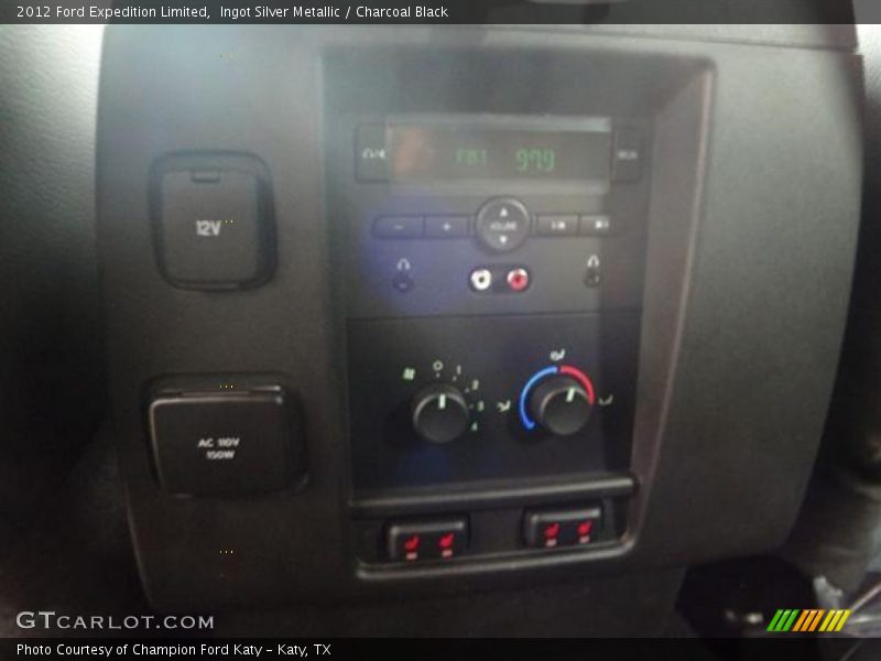 Ingot Silver Metallic / Charcoal Black 2012 Ford Expedition Limited