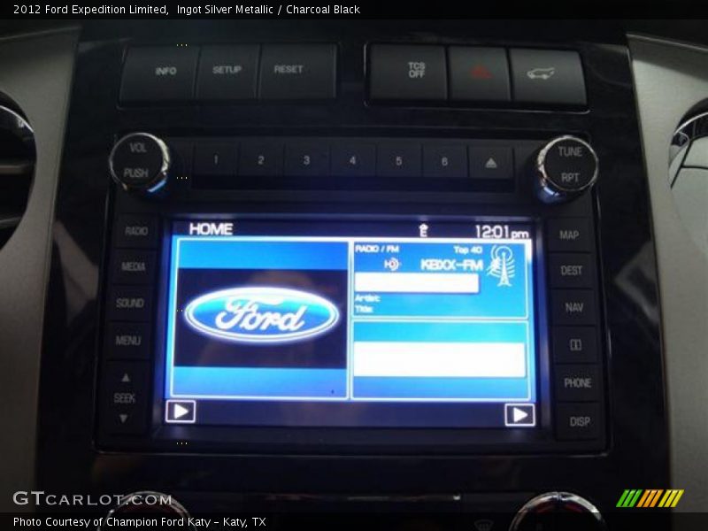 Ingot Silver Metallic / Charcoal Black 2012 Ford Expedition Limited
