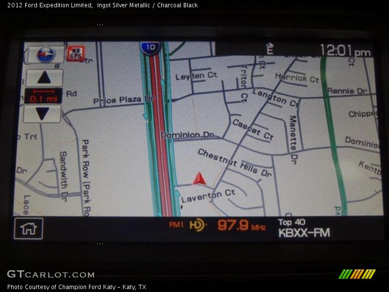 Ingot Silver Metallic / Charcoal Black 2012 Ford Expedition Limited