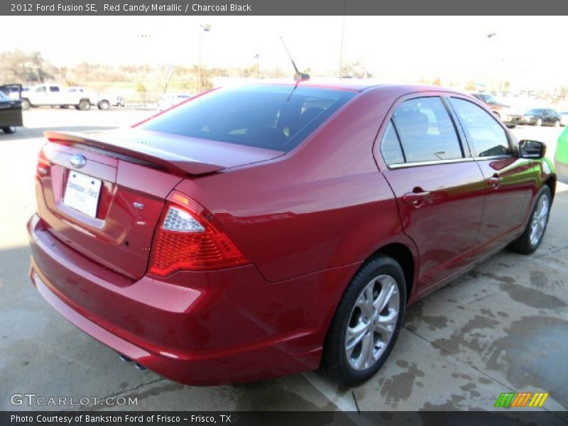Red Candy Metallic / Charcoal Black 2012 Ford Fusion SE