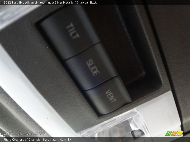 Ingot Silver Metallic / Charcoal Black 2012 Ford Expedition Limited