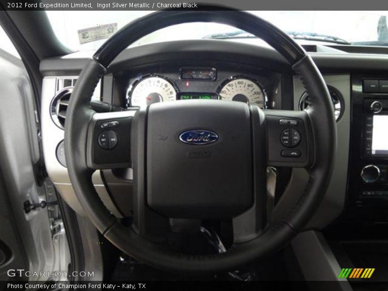 Ingot Silver Metallic / Charcoal Black 2012 Ford Expedition Limited