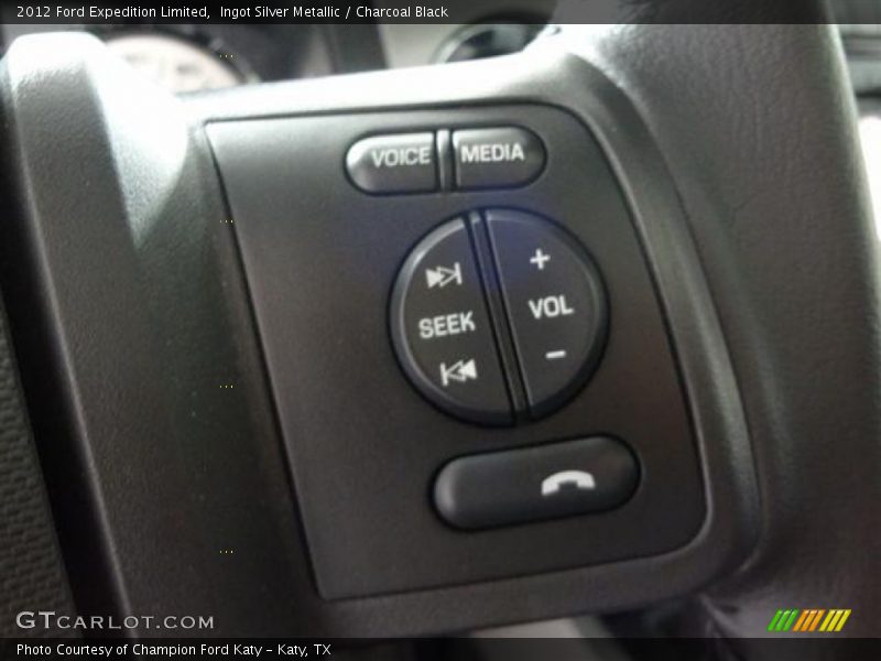 Ingot Silver Metallic / Charcoal Black 2012 Ford Expedition Limited