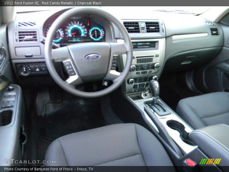 Red Candy Metallic / Charcoal Black 2012 Ford Fusion SE