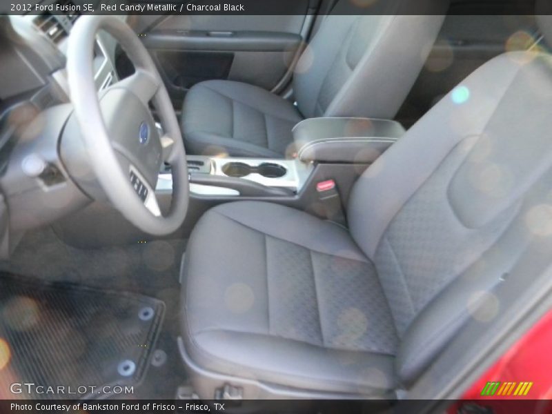 Red Candy Metallic / Charcoal Black 2012 Ford Fusion SE