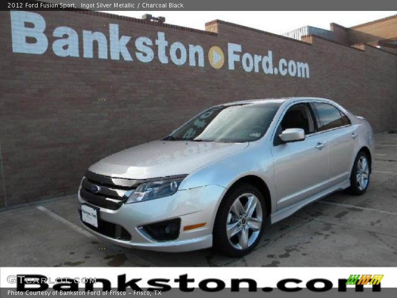 Ingot Silver Metallic / Charcoal Black 2012 Ford Fusion Sport