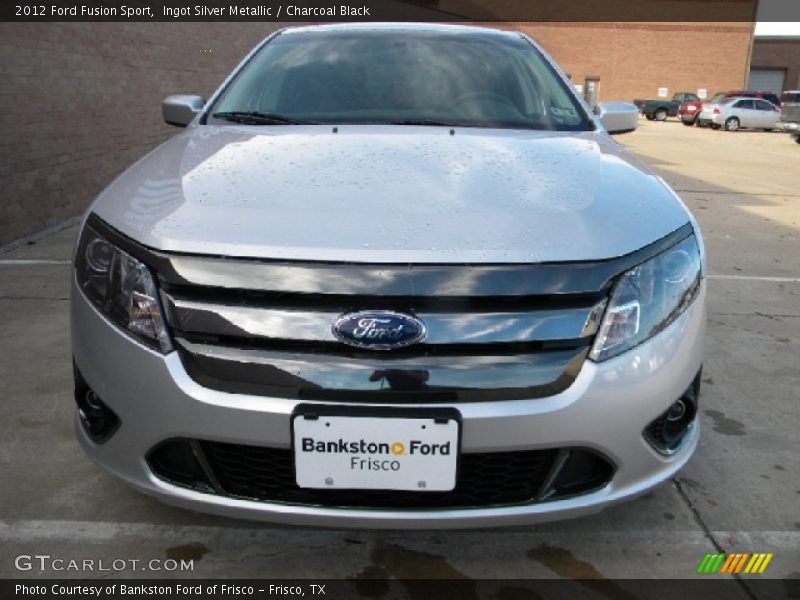 Ingot Silver Metallic / Charcoal Black 2012 Ford Fusion Sport