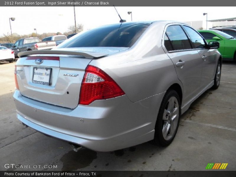 Ingot Silver Metallic / Charcoal Black 2012 Ford Fusion Sport