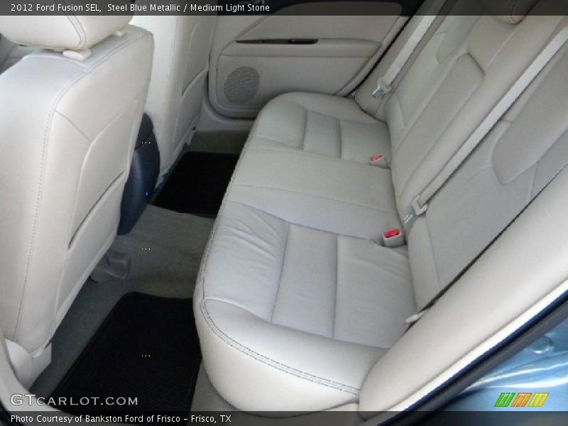 Steel Blue Metallic / Medium Light Stone 2012 Ford Fusion SEL
