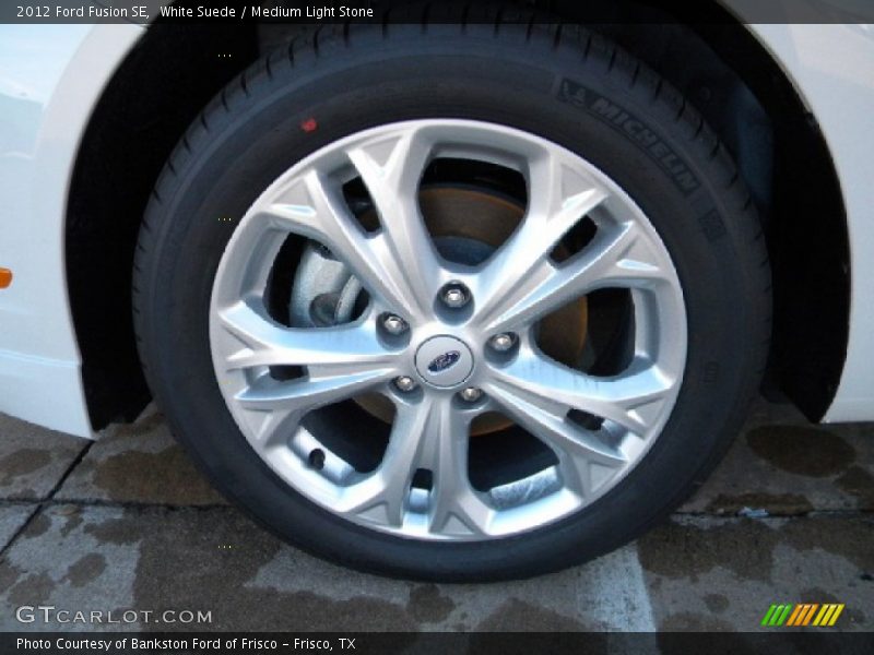 White Suede / Medium Light Stone 2012 Ford Fusion SE