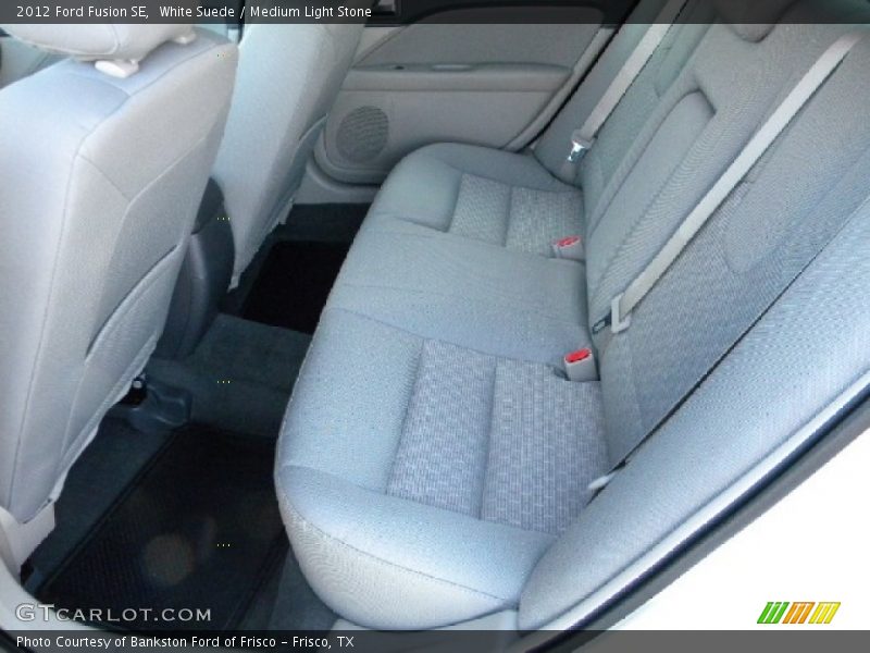 White Suede / Medium Light Stone 2012 Ford Fusion SE
