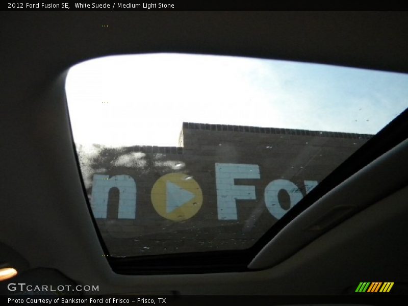 White Suede / Medium Light Stone 2012 Ford Fusion SE