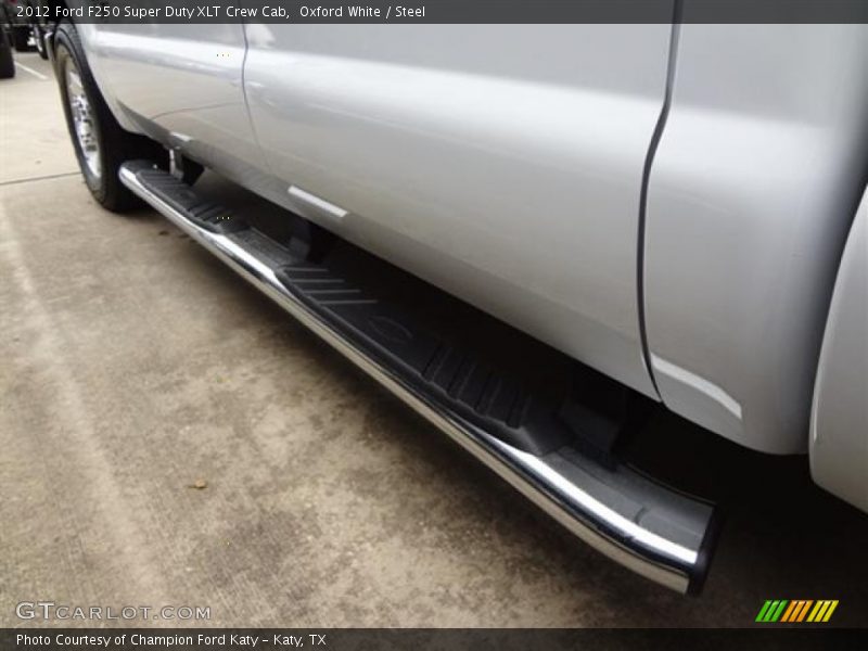 Oxford White / Steel 2012 Ford F250 Super Duty XLT Crew Cab