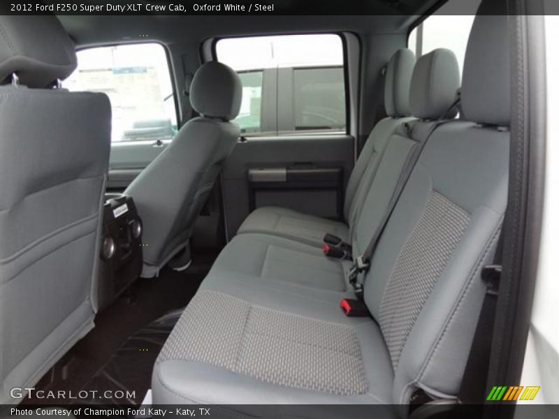  2012 F250 Super Duty XLT Crew Cab Steel Interior