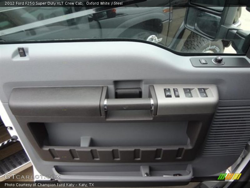 Oxford White / Steel 2012 Ford F250 Super Duty XLT Crew Cab
