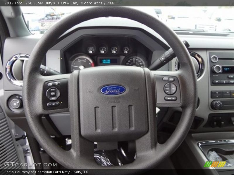  2012 F250 Super Duty XLT Crew Cab Steering Wheel