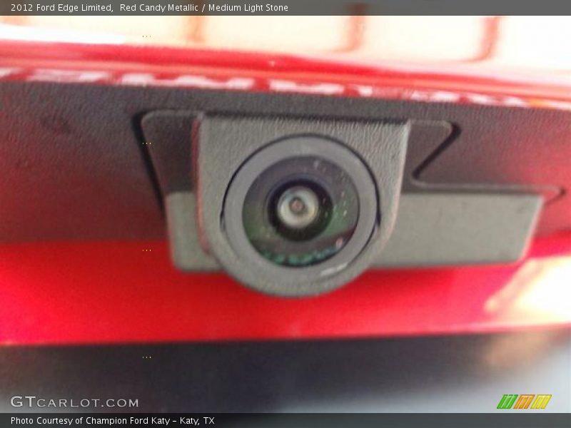 Red Candy Metallic / Medium Light Stone 2012 Ford Edge Limited