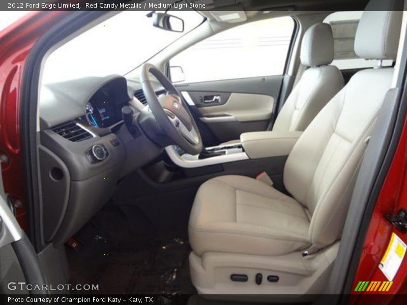 Red Candy Metallic / Medium Light Stone 2012 Ford Edge Limited