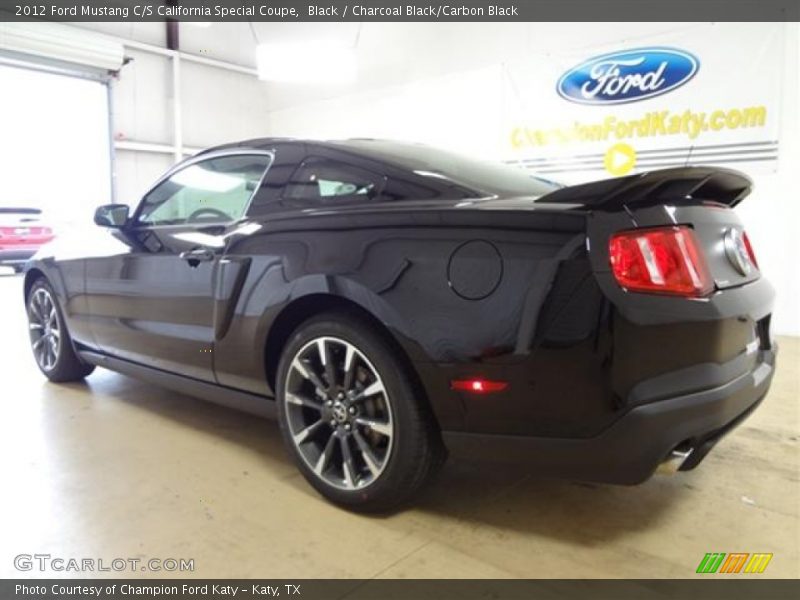 Black / Charcoal Black/Carbon Black 2012 Ford Mustang C/S California Special Coupe