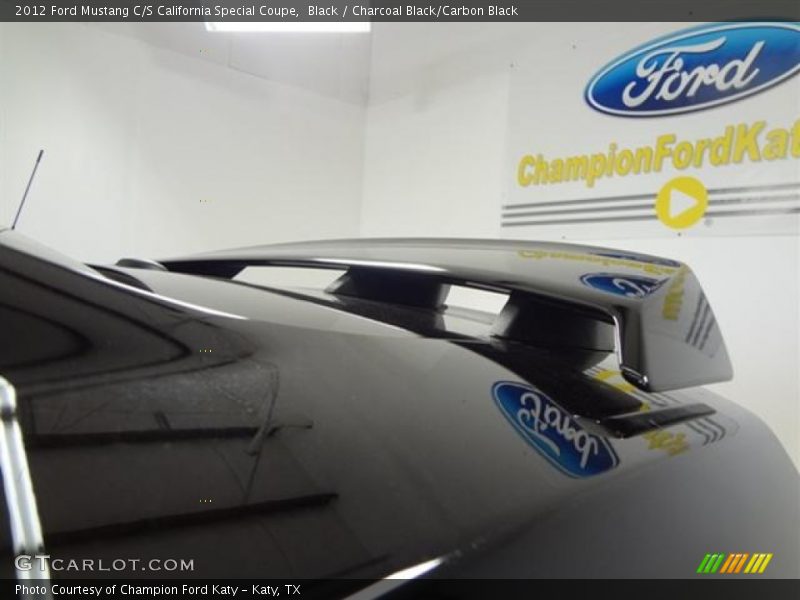 Black / Charcoal Black/Carbon Black 2012 Ford Mustang C/S California Special Coupe