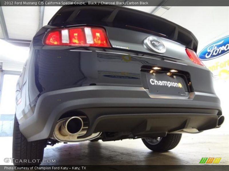 Black / Charcoal Black/Carbon Black 2012 Ford Mustang C/S California Special Coupe