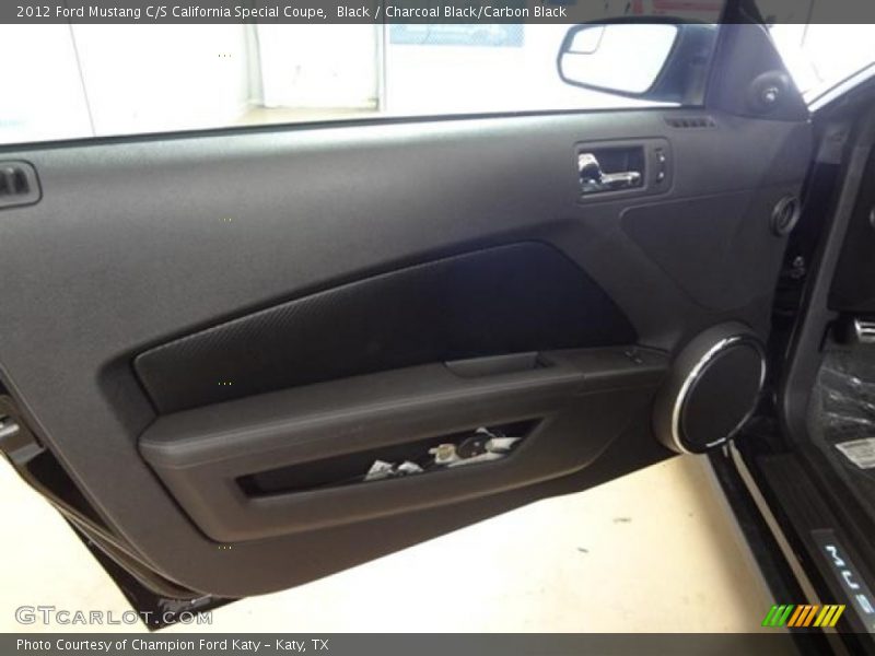 Black / Charcoal Black/Carbon Black 2012 Ford Mustang C/S California Special Coupe