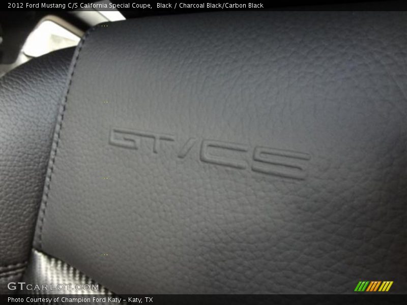 Black / Charcoal Black/Carbon Black 2012 Ford Mustang C/S California Special Coupe