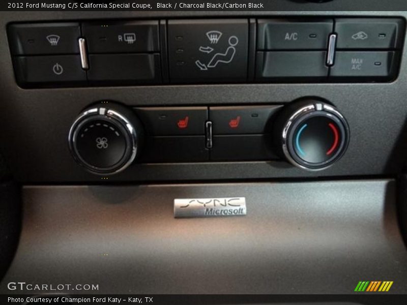 Black / Charcoal Black/Carbon Black 2012 Ford Mustang C/S California Special Coupe