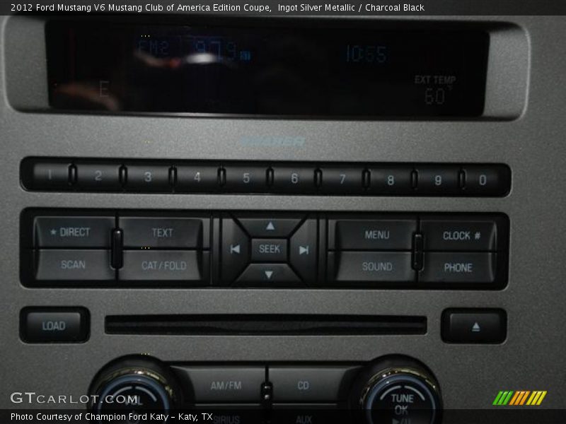 Ingot Silver Metallic / Charcoal Black 2012 Ford Mustang V6 Mustang Club of America Edition Coupe