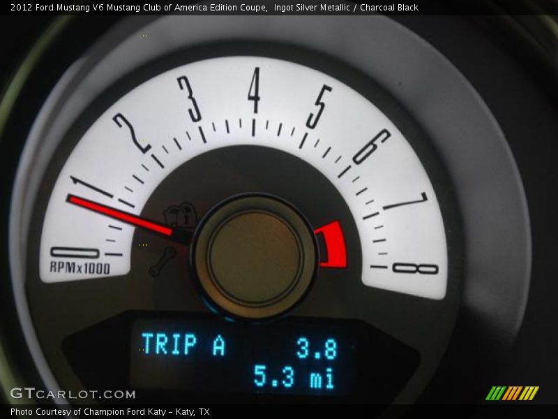 Ingot Silver Metallic / Charcoal Black 2012 Ford Mustang V6 Mustang Club of America Edition Coupe