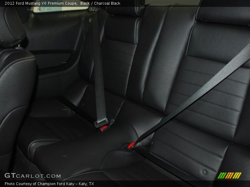 Black / Charcoal Black 2012 Ford Mustang V6 Premium Coupe